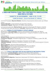 L'Area Metropolitana tra continuità e innovazione - Milano